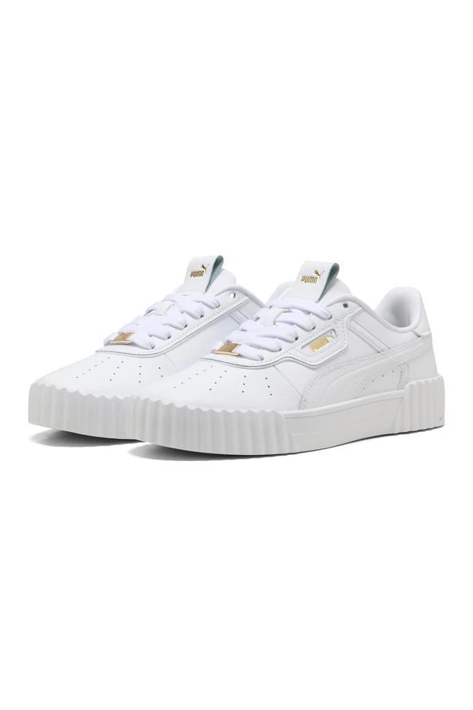 PUMA 40072401 CARINA 3.0 LUXE WHITE GOLD KADIN SNEAKER