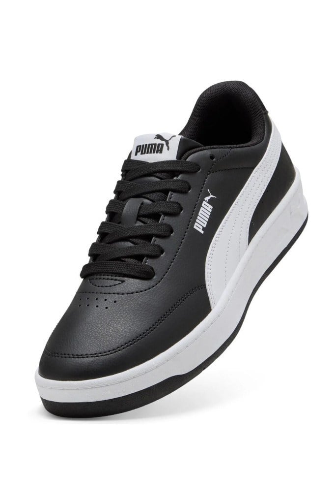 PUMA 40222314 COURT CLASSIC CLEAN BLACK WHITE UNİSEX SNEAKER