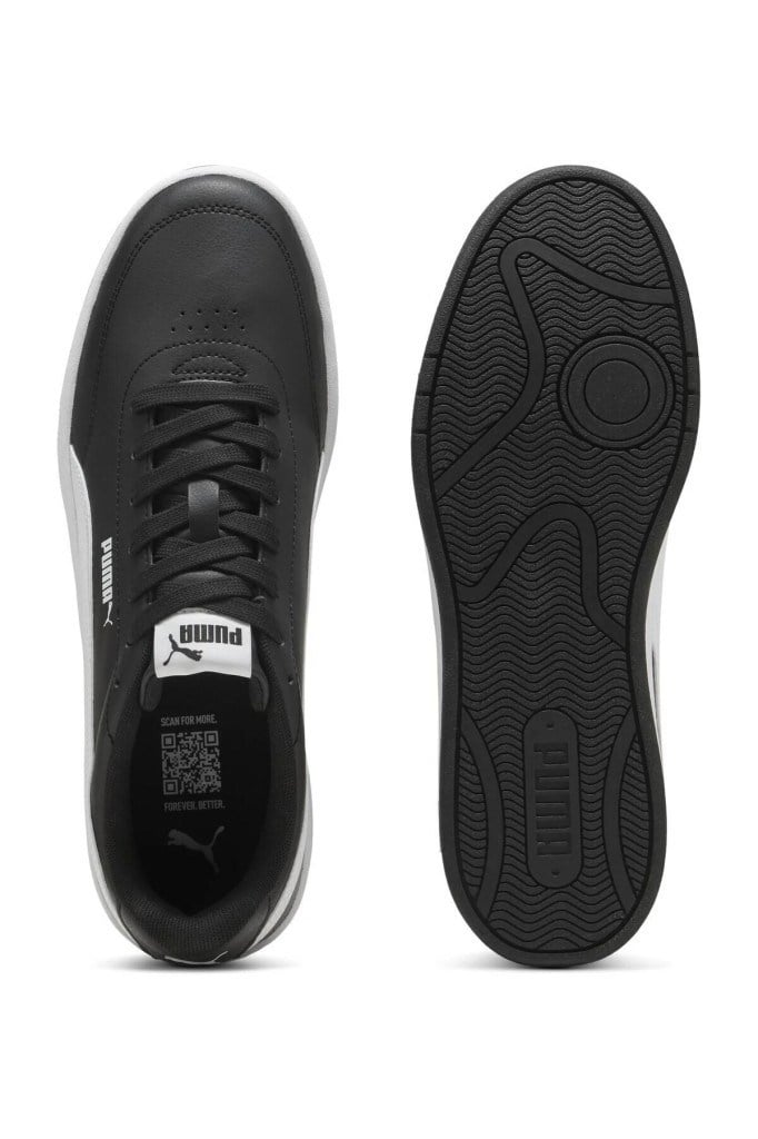 PUMA 40222314 COURT CLASSIC CLEAN BLACK WHITE UNİSEX SNEAKER