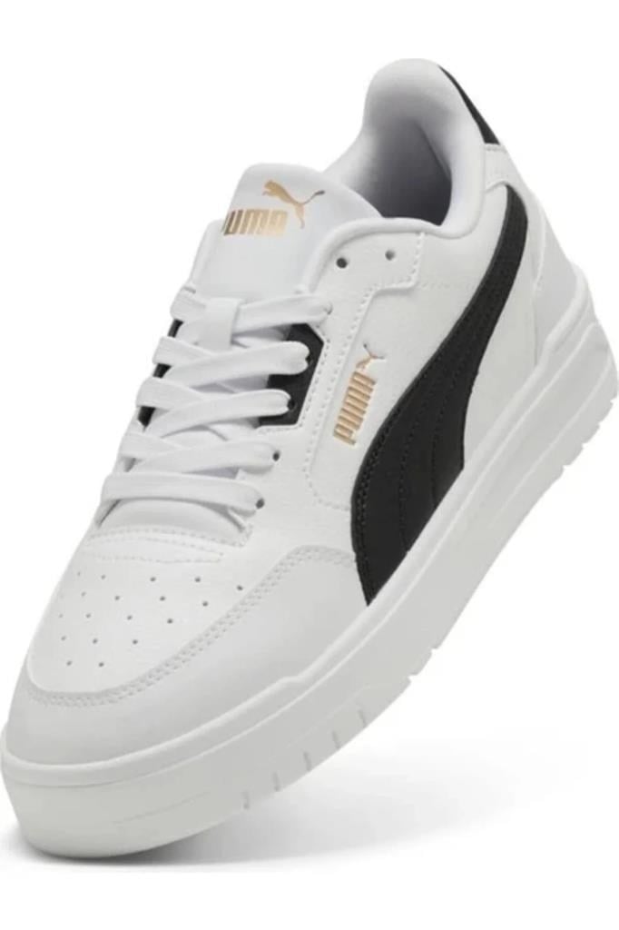 PUMA 40259602 SHUFFLE DOWNTOWN WHITE BLACK UNİSEX SPOR AYAKKABI