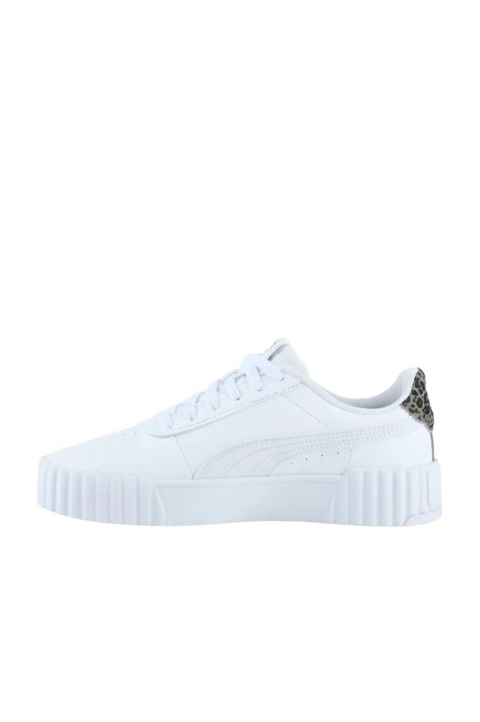 PUMA 40264201 CARINA 3.0 ANIMAL FLAIR WHITE GOLD KADIN SNEAKER