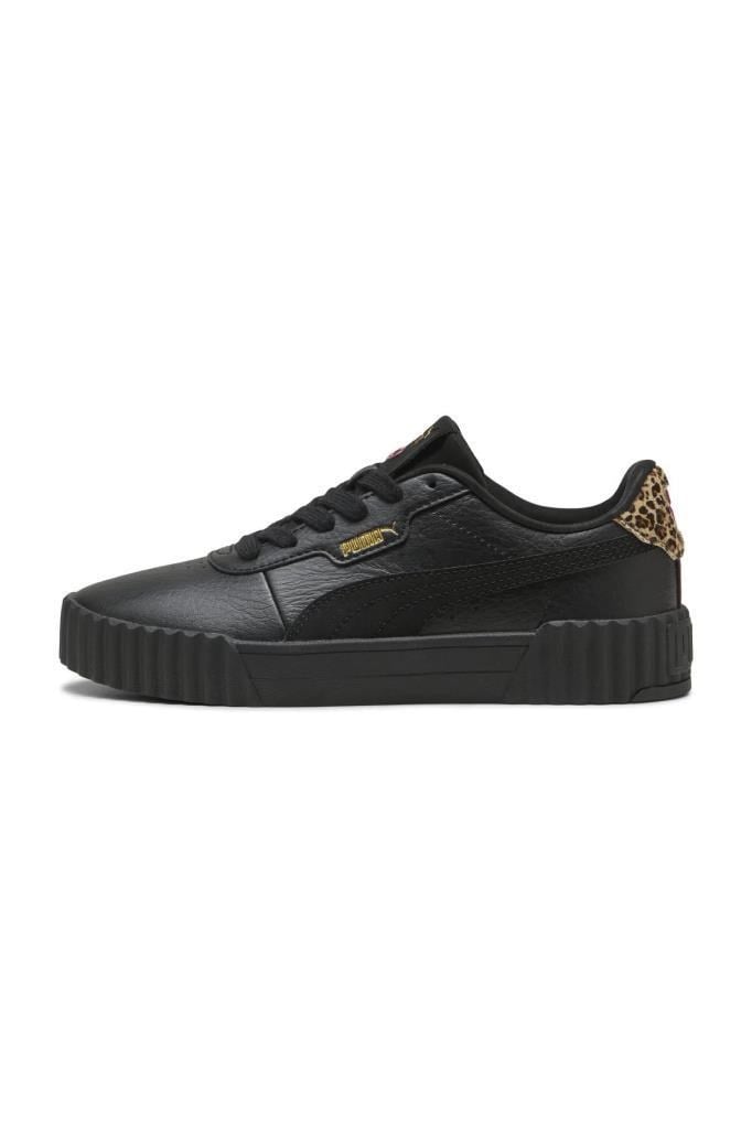 PUMA 40264202 CARINA 3.0 ANIMAL FLAIR BLACK GOLD KADIN SNEAKER
