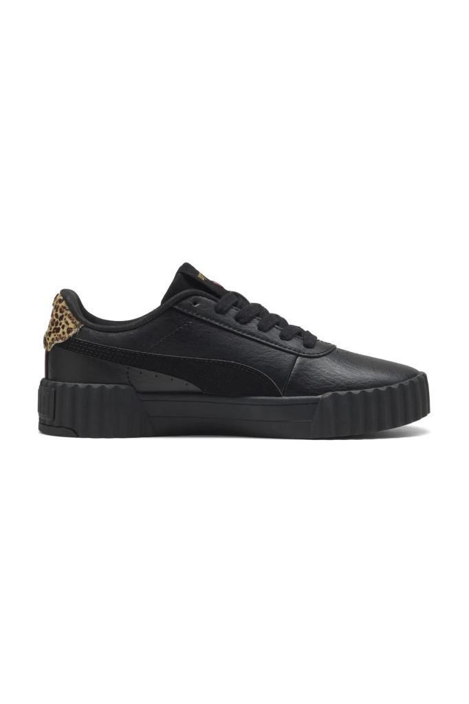 PUMA 40264202 CARINA 3.0 ANIMAL FLAIR BLACK GOLD KADIN SNEAKER