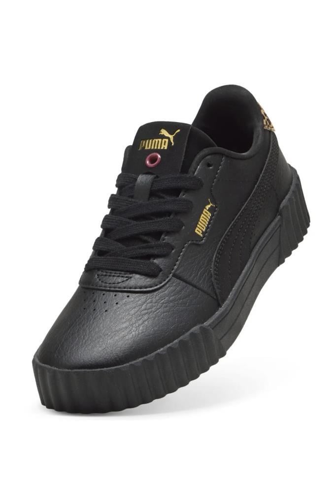 PUMA 40264202 CARINA 3.0 ANIMAL FLAIR BLACK GOLD KADIN SNEAKER