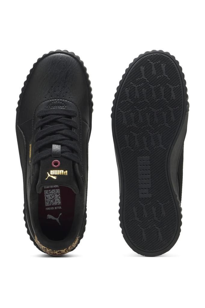 PUMA 40264202 CARINA 3.0 ANIMAL FLAIR BLACK GOLD KADIN SNEAKER