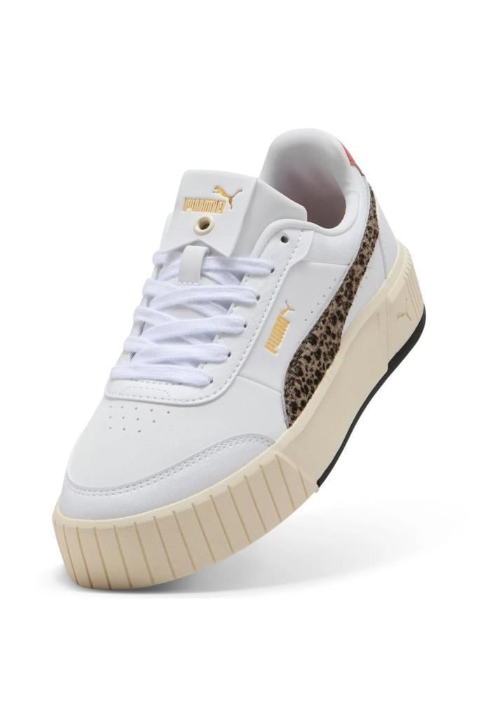 PUMA 40351501 CARINA MIA ANIMAL FLAIR WHITE GRAY KADIN SNEAKER