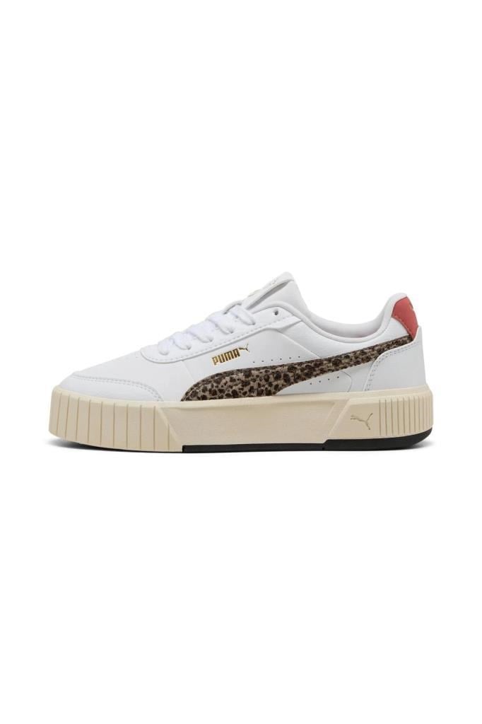 PUMA 40351501 CARINA MIA ANIMAL FLAIR WHITE GRAY KADIN SNEAKER