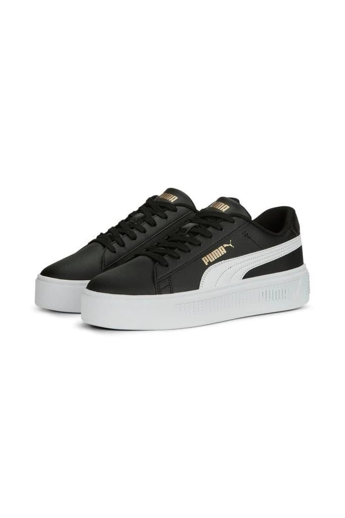 PUMA 40617502 SMASH PLATFORM V3 TDP BLACK WHITE ERKEK SNEAKER