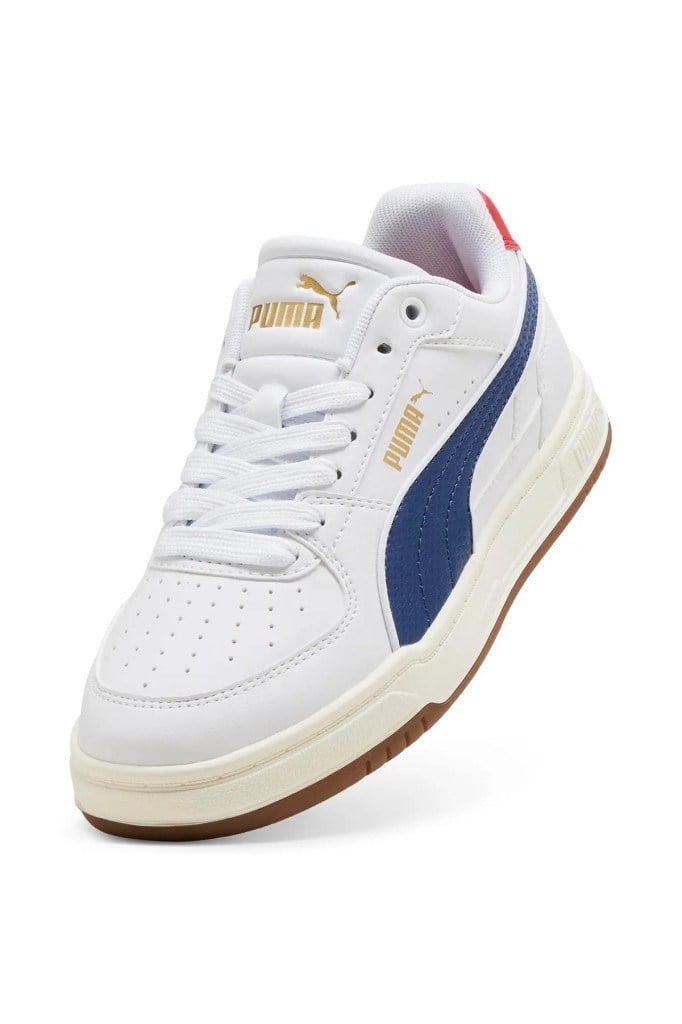PUMA 40689601 PUMA CAVEN III RETRO JR WHITE BLUE ÇOCUK SPOR AYAKKABI