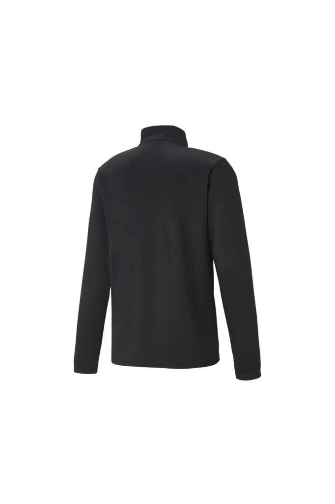PUMA 65909703 TEAMRISE 1/4 ZIP TOP BLACK ERKEK SWEATSHİRT