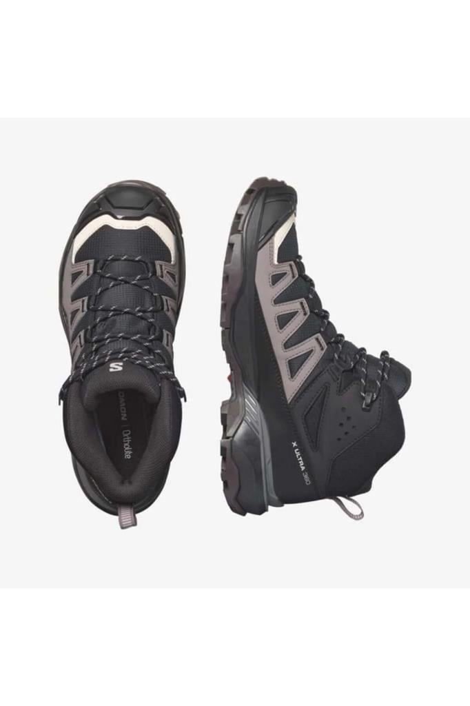 SALOMON X ULTRA 360 MID GORE-TEX BLACK PLUM KITTEN KADIN BOT