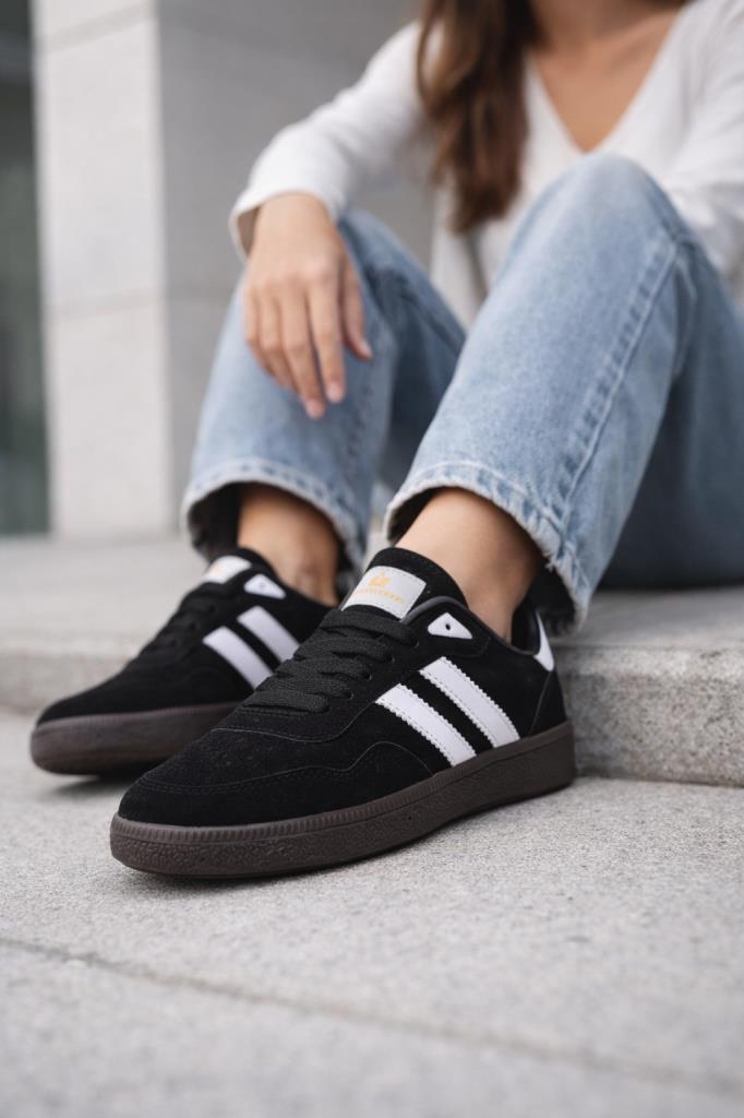 Siyah Beyaz Kadın Sneaker N-3261