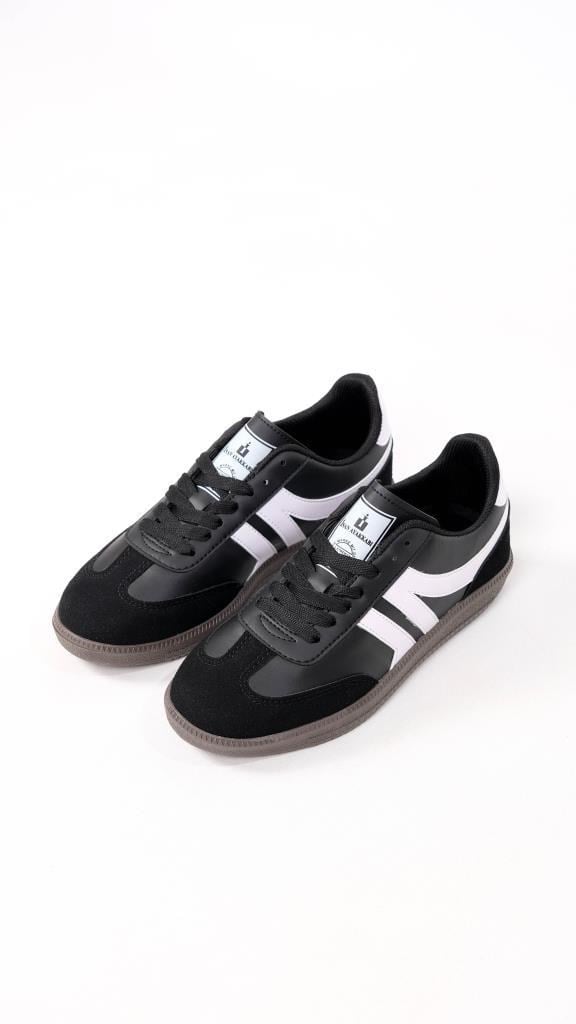 Siyah Beyaz Kadın Sneaker N-3271