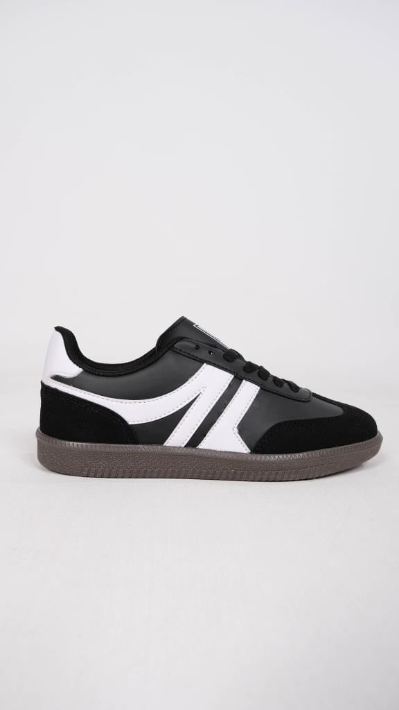 Siyah Beyaz Kadın Sneaker N-3271
