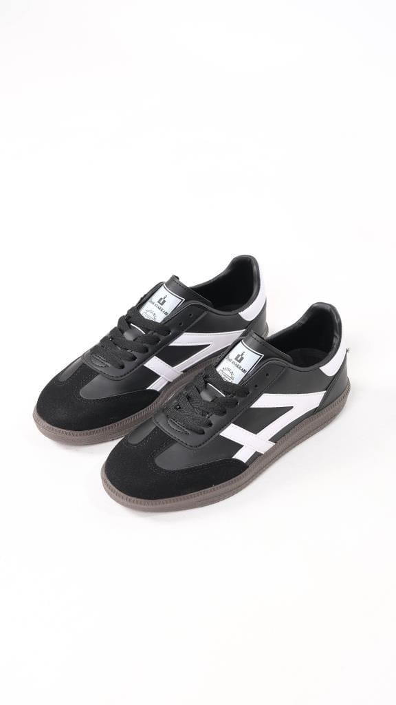 Siyah Beyaz Kadın Sneaker N-3273