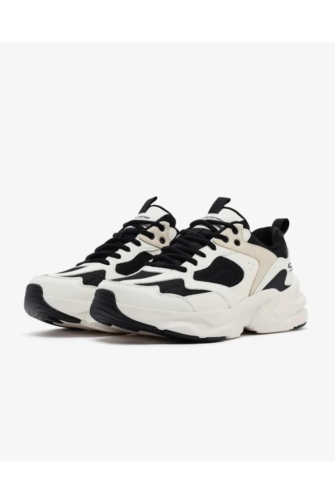 SKECHERS 118322 BKW SİYAH BEYAZ ERKEK SNEAKER