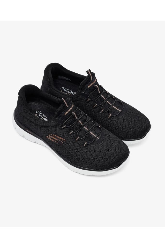 SKECHERS 12980TKBKRG SİYAH PEMBE KADIN SPOR AYAKKABISI