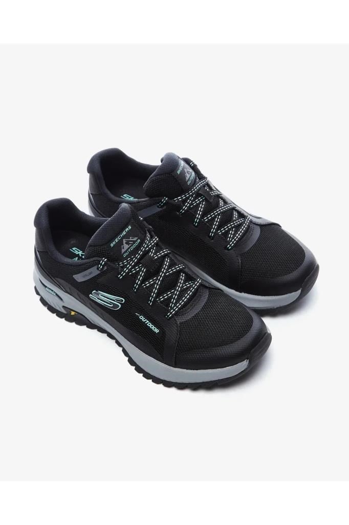 SKECHERS 180081 BKAQ SİYAH AÇIK MAVİ KADIN OUTDOOR AYAKKABI