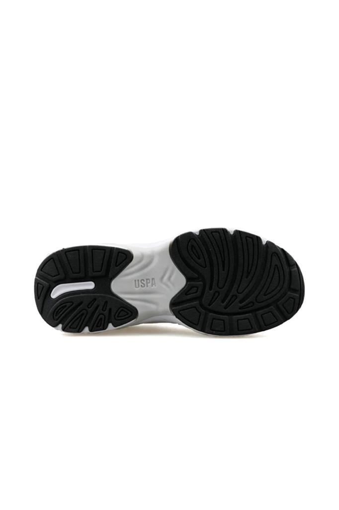 U.S POLO ASSN. FELIX WMN BEYAZ A GRI KADIN SNEAKER