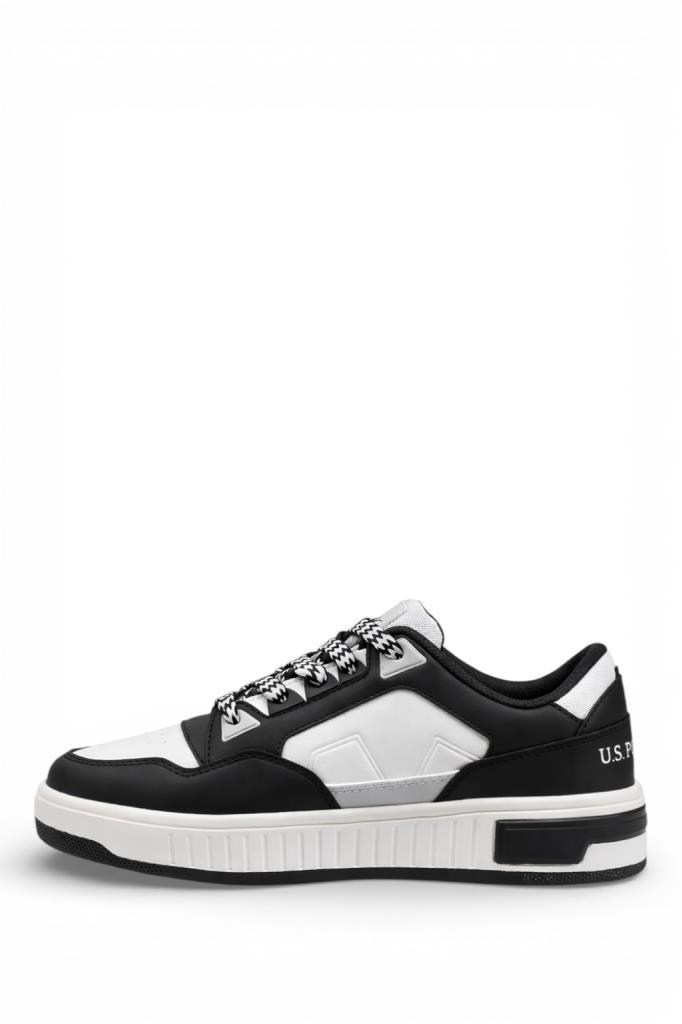 U.S POLO ASSN. 6P CYPHER 6FX BEYAZ SIYAH KADIN SNEAKER