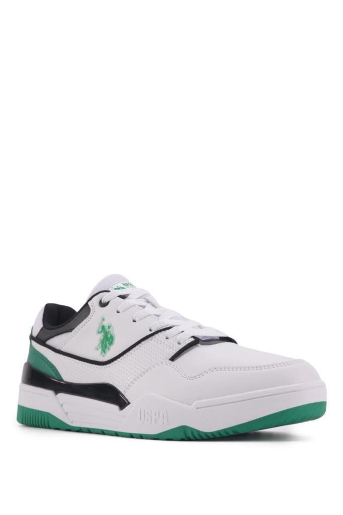 U.S POLO ASSN. MARTELL 3PR BEYAZ YESIL ERKEK SNEAKER