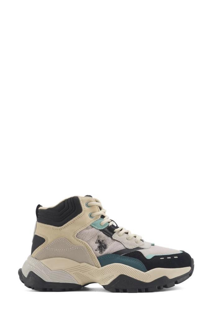 U.S POLO ASSN. YOTA HI WMN 4PR BEJ SIYAH KADIN SNEAKER