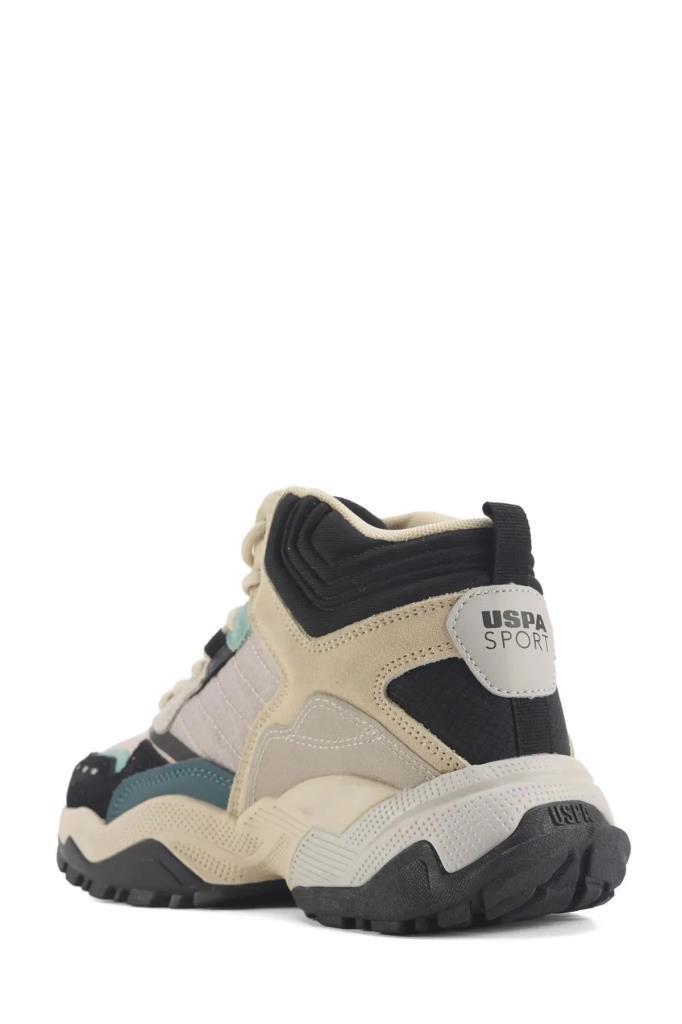 U.S POLO ASSN. YOTA HI WMN 4PR BEJ SIYAH KADIN SNEAKER