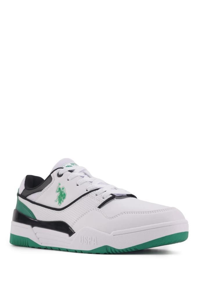 U.S POLO ASSN. MARTELL 3PR BEYAZ YESIL ERKEK SNEAKER