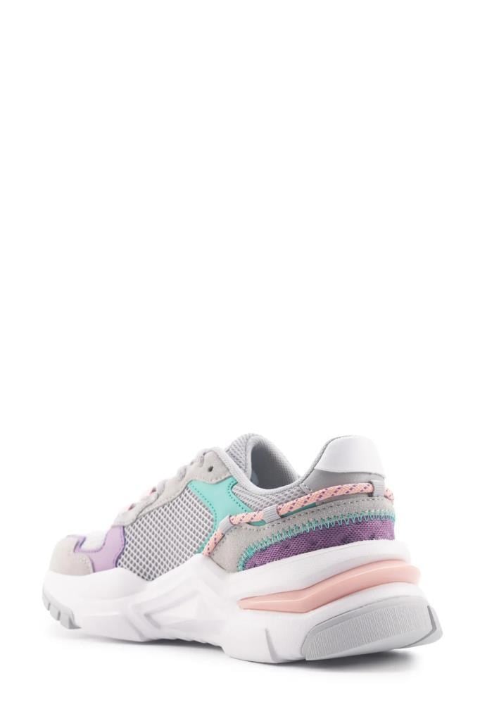 U.S POLO ASSN. VINCENT WMN 4FX A.GRI LILA YESIL KADIN SPOR/KOŞU AYAKKABISI