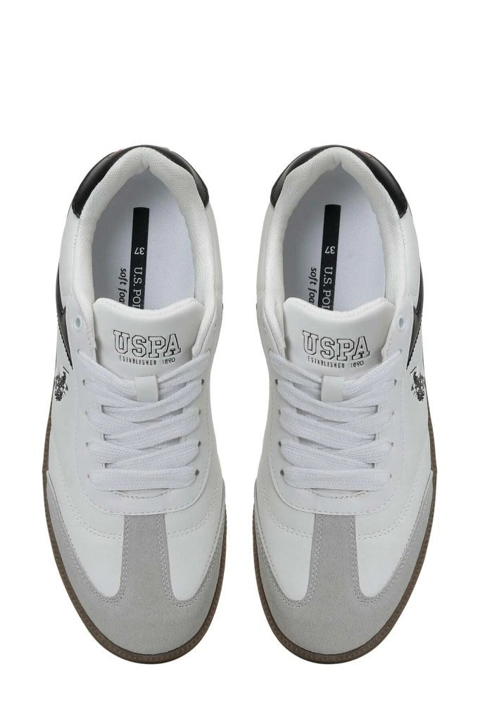 U.S. POLO ASSN. 6F SORE PU 6PR BEYAZ SIYAH KADIN SNEAKER