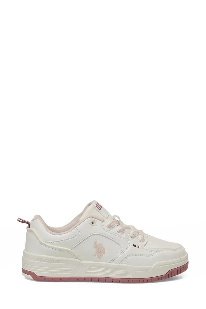 U.S. POLO ASSN. 6P ZELDA 6FX BEYAZ PUDRA KADIN SNEAKER