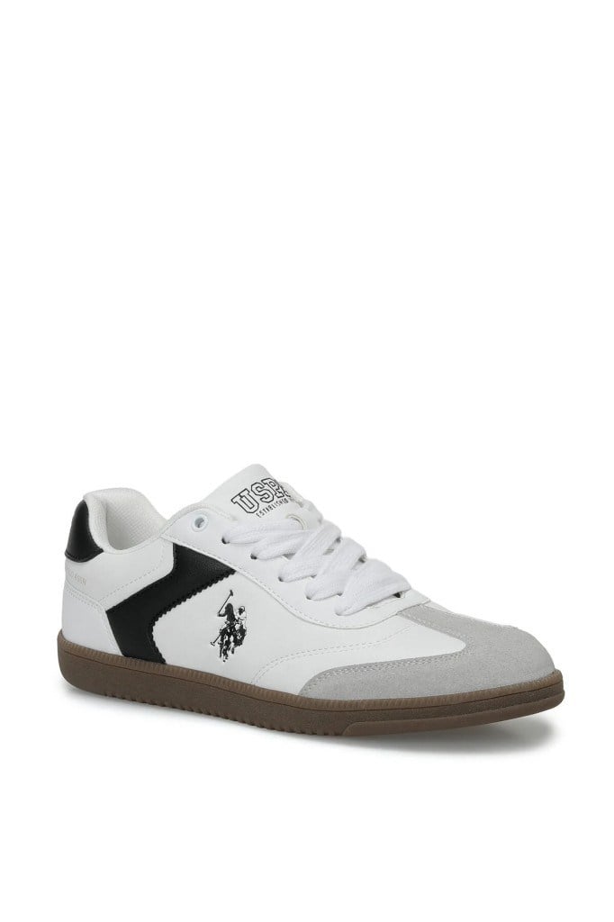 U.S. POLO ASSN. 6F SORE PU 6PR BEYAZ SIYAH KADIN SNEAKER