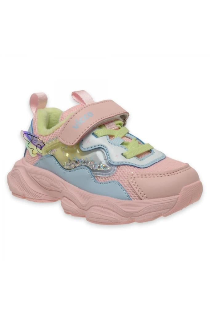 VİCCO 346.24K.309 PUDRA KIZ ÇOCUK SPOR AYAKKABI 