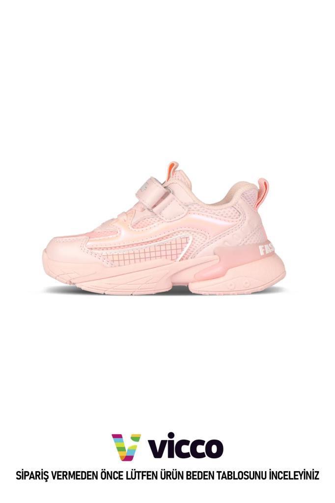 VİCCO 346.24Y.126 PUDRA ÇOCUK SNEAKER