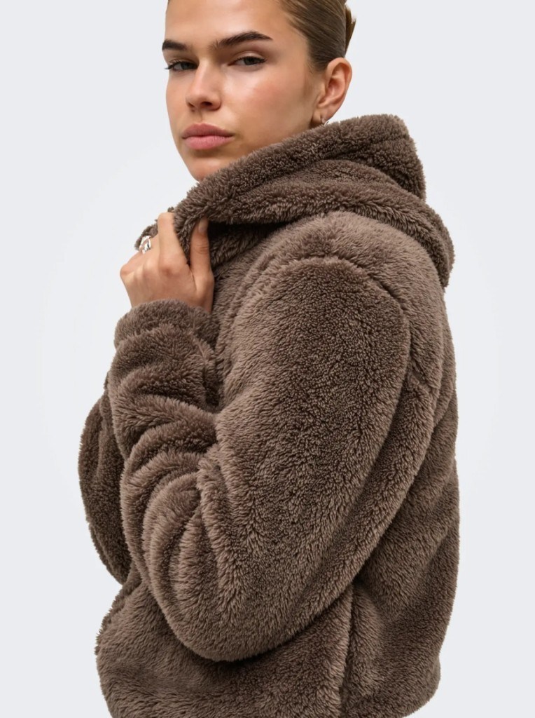 Wanna Contact Sherpa Jkt Walnut Kadın Ceket 15300635