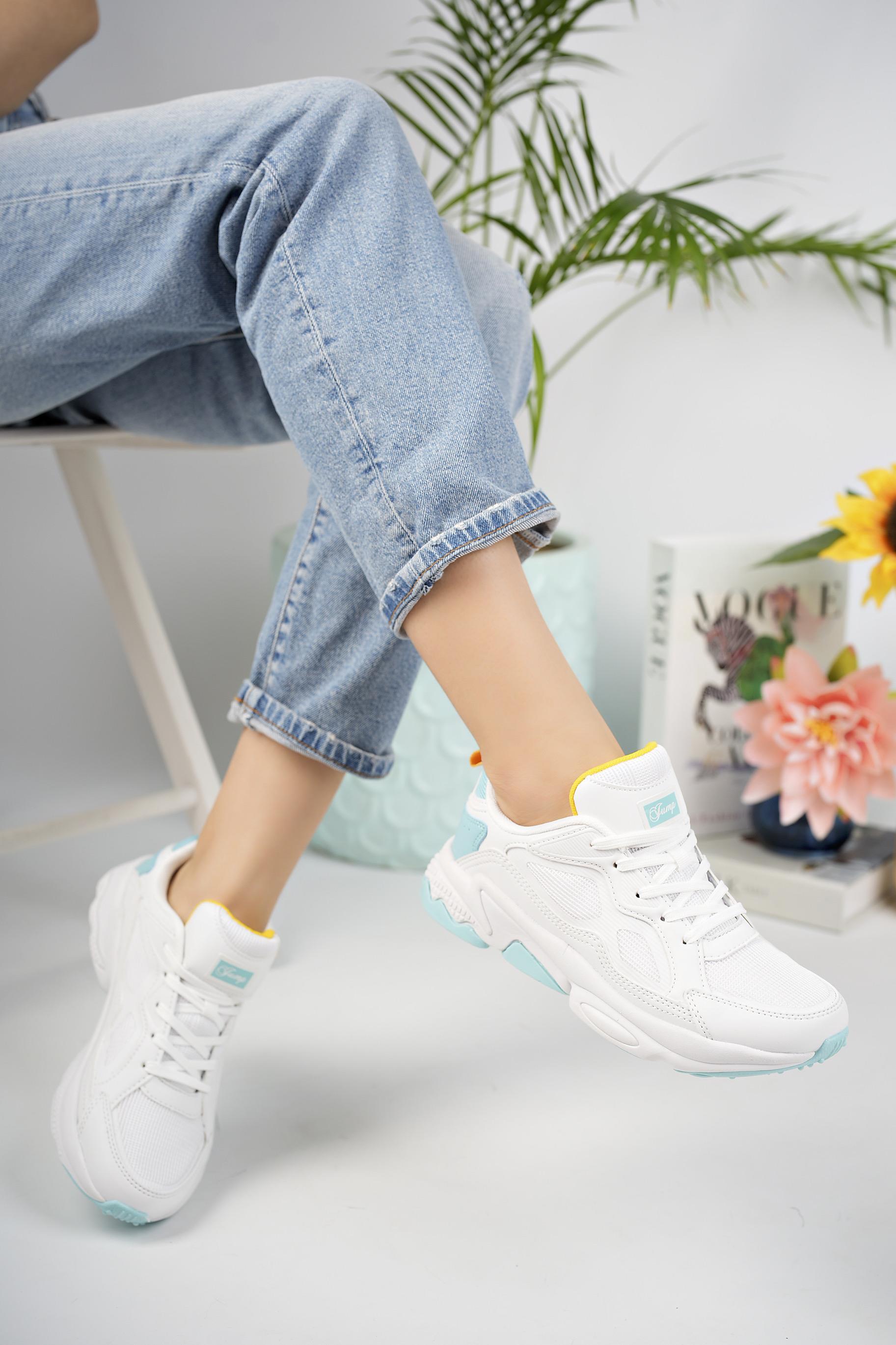 Jump 24711 Unisex Spor Ayakkabı Sneakers Beyaz