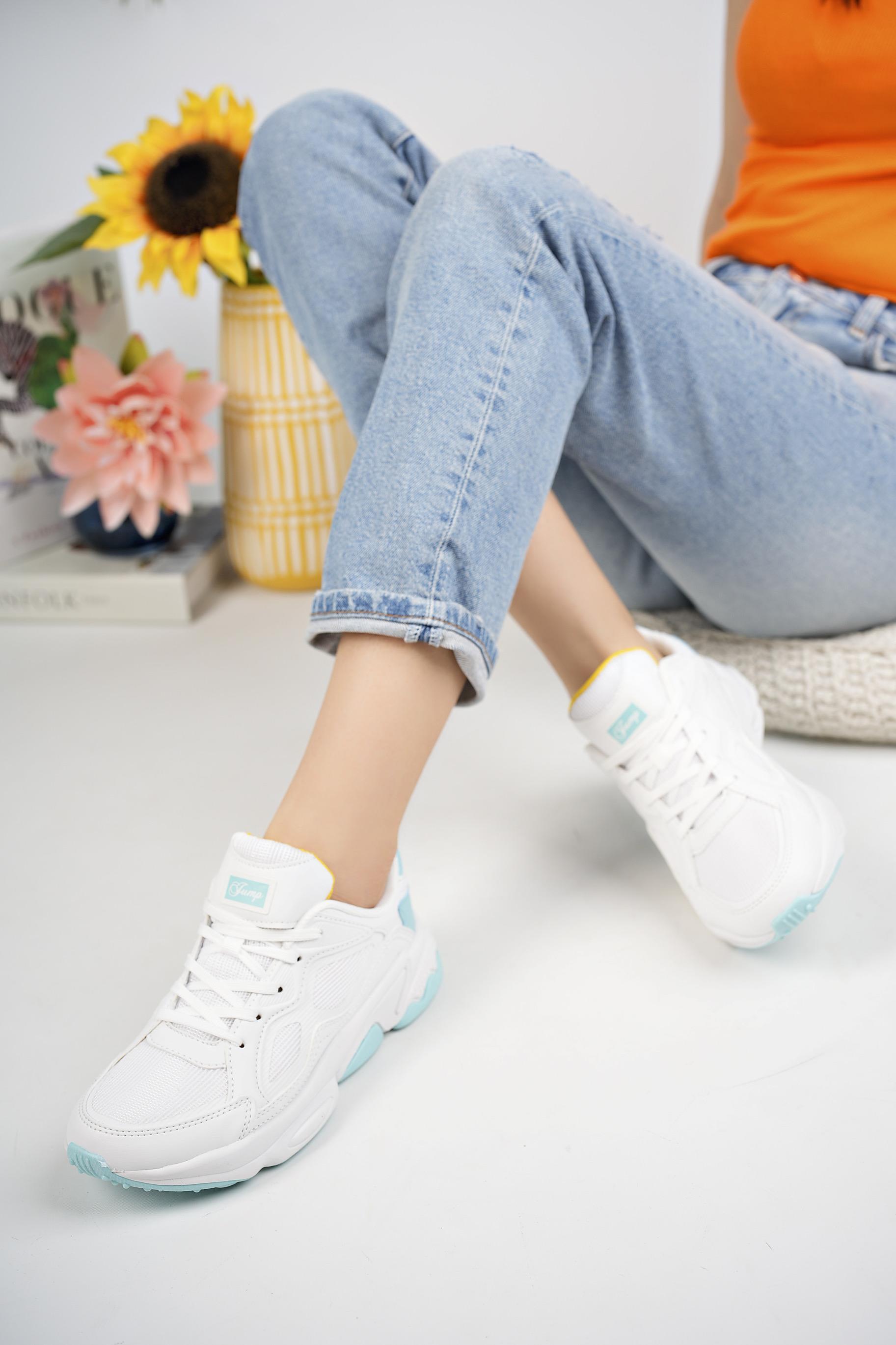 Jump 24711 Unisex Spor Ayakkabı Sneakers Beyaz