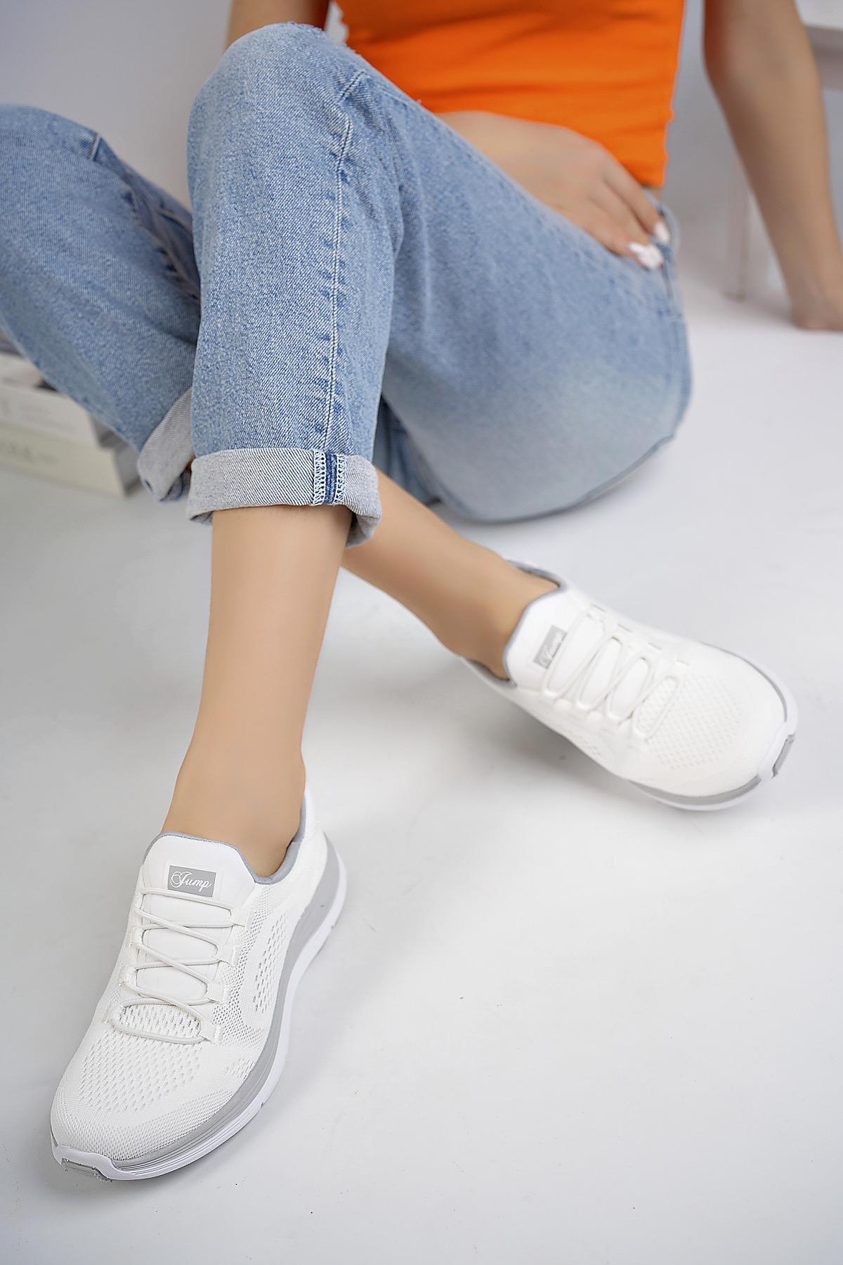 Jump 28064 Unisex Spor Ayakkabı Sneakers Beyaz