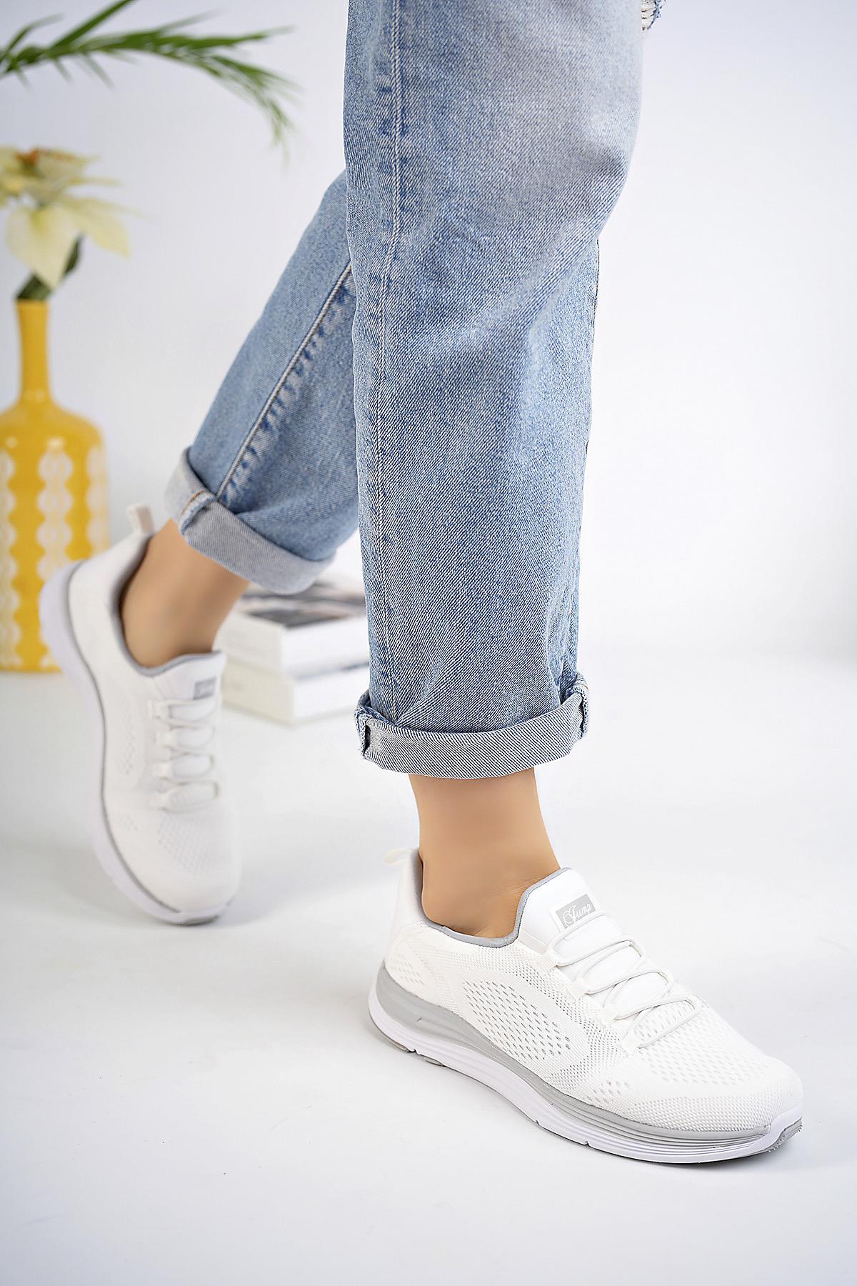 Jump 28064 Unisex Spor Ayakkabı Sneakers Beyaz
