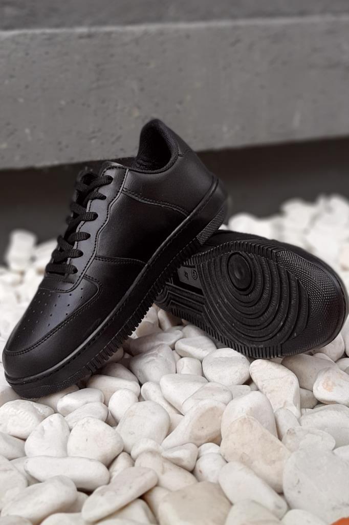 Modafrato AIR-101 Unisex Spor Ayakkabı Sneakers Siyah