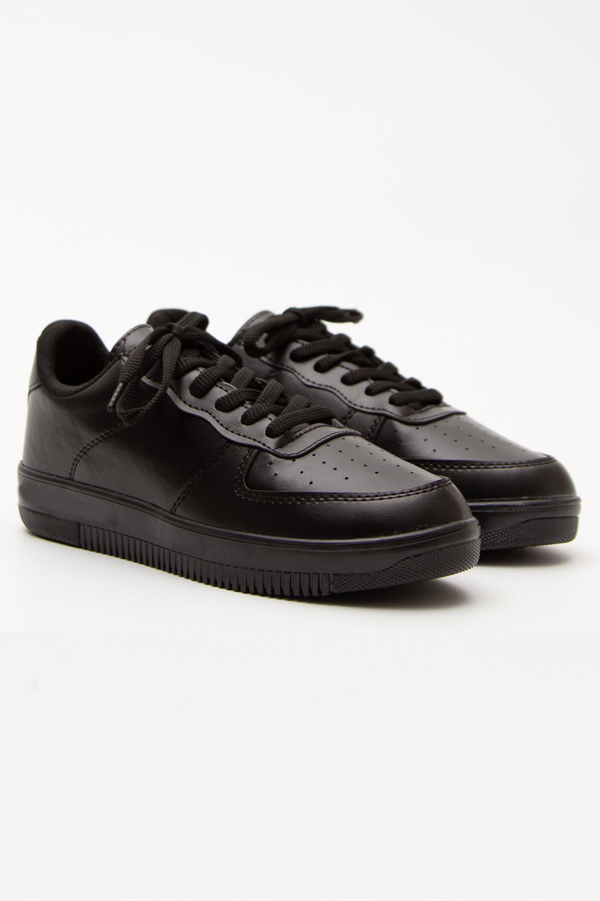 Modafrato AIR-101 Unisex Spor Ayakkabı Sneakers Siyah