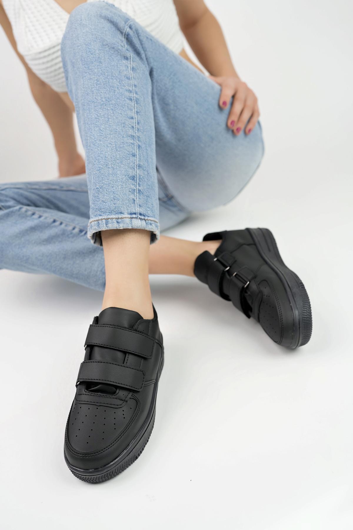 Modafrato AIR CIRTLI Unisex Spor Ayakkabı Sneakers Siyah