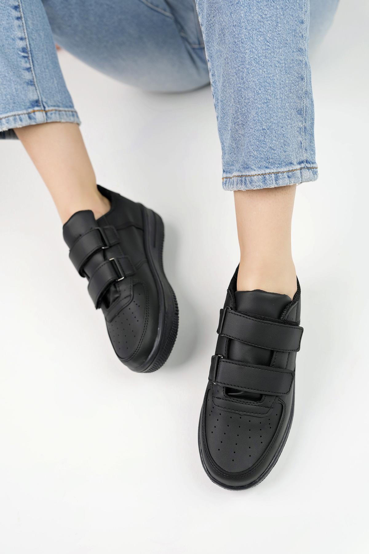 Modafrato AIR CIRTLI Unisex Spor Ayakkabı Sneakers Siyah