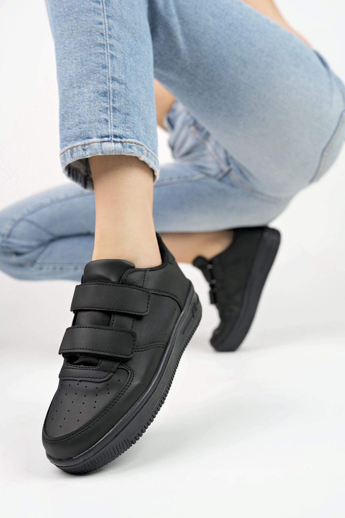 Modafrato AIR CIRTLI Unisex Spor Ayakkabı Sneakers Siyah
