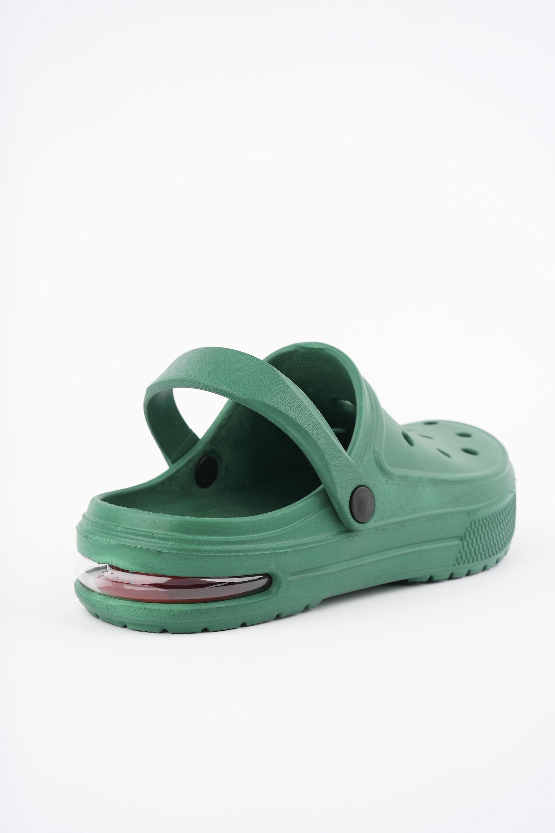 Modafrato AIR-CRX Kapalı Unisex Terlik Sandalet Suya Dayanıklı Hastane Doktor Hemşire Terliği Yeşil