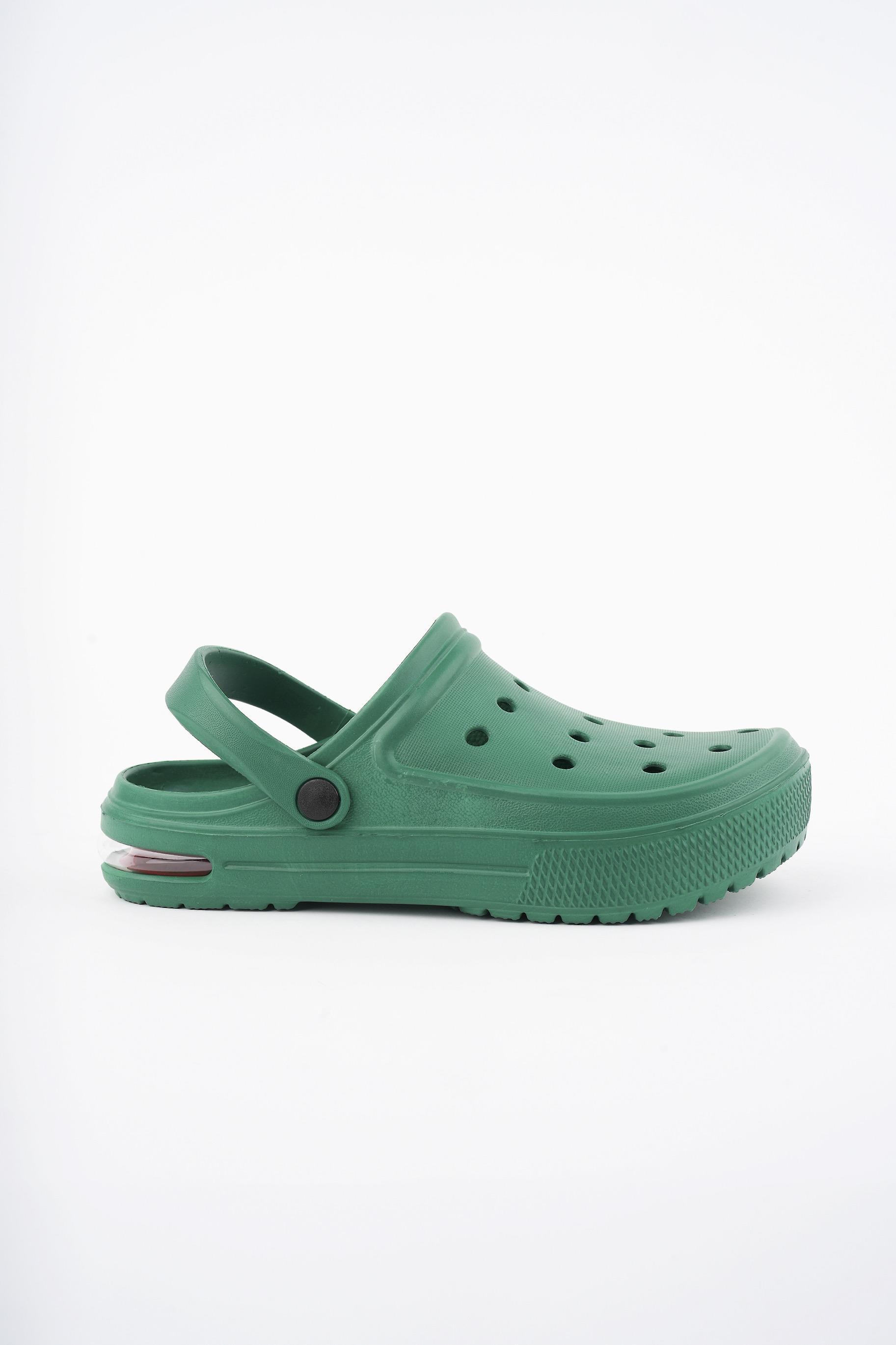 Modafrato AIR-CRX Kapalı Unisex Terlik Sandalet Suya Dayanıklı Hastane Doktor Hemşire Terliği Yeşil