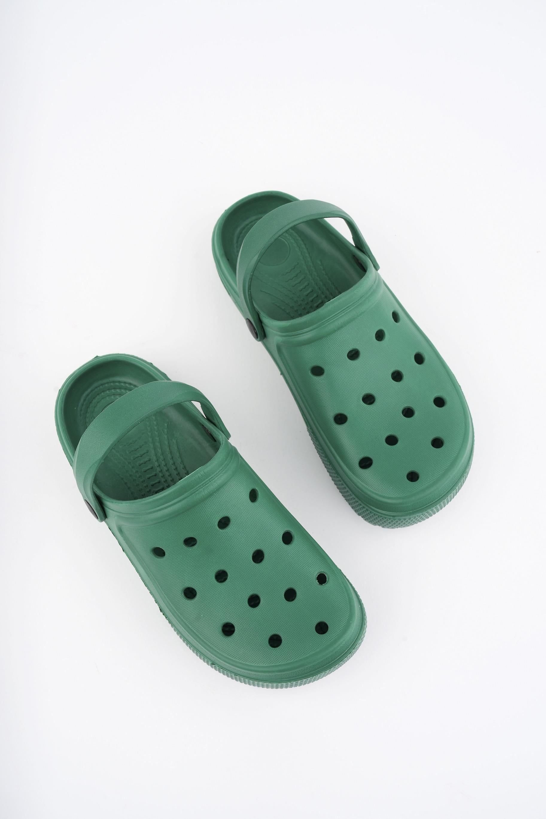 Modafrato AIR-CRX Kapalı Unisex Terlik Sandalet Suya Dayanıklı Hastane Doktor Hemşire Terliği Yeşil