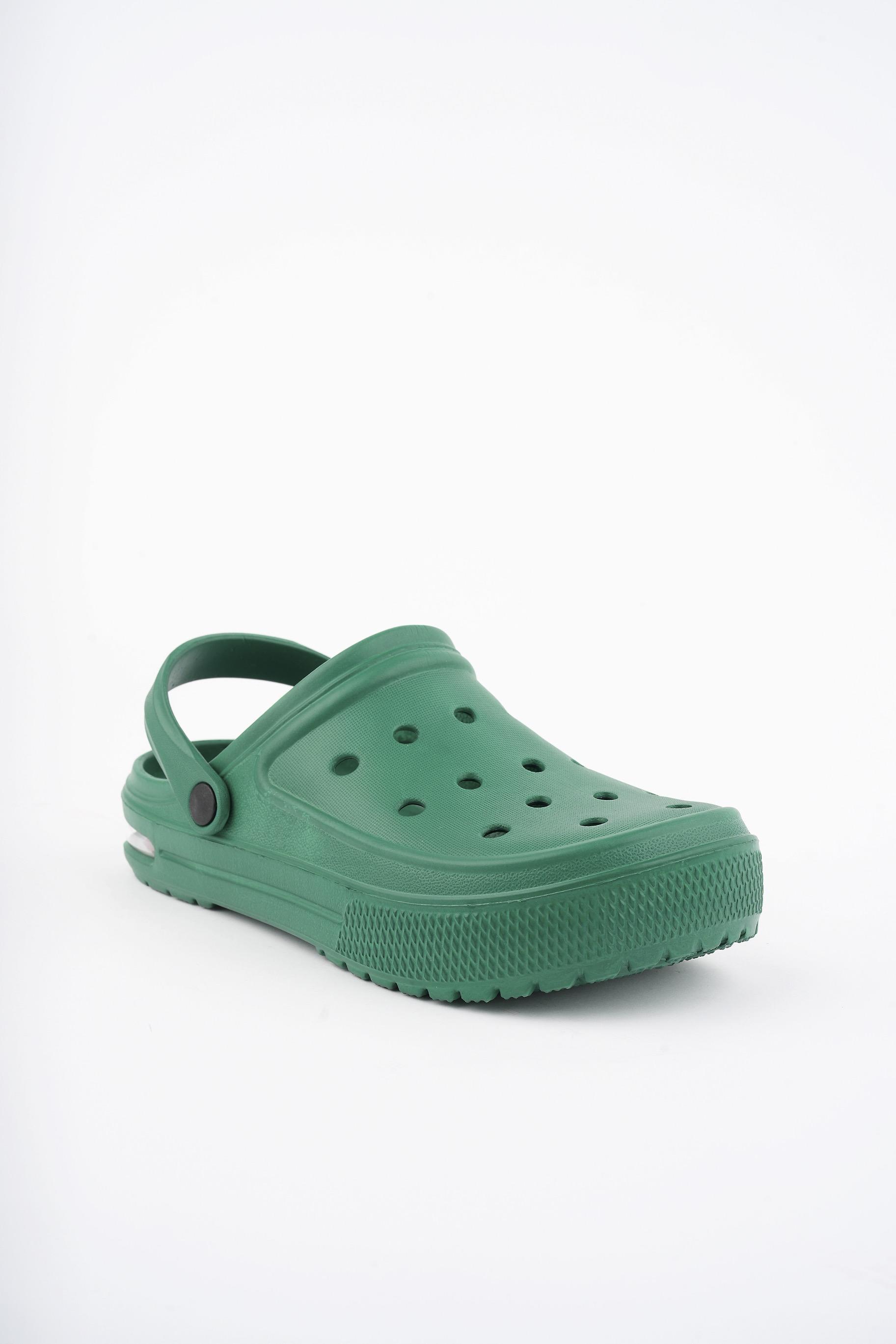 Modafrato AIR-CRX Kapalı Unisex Terlik Sandalet Suya Dayanıklı Hastane Doktor Hemşire Terliği Yeşil