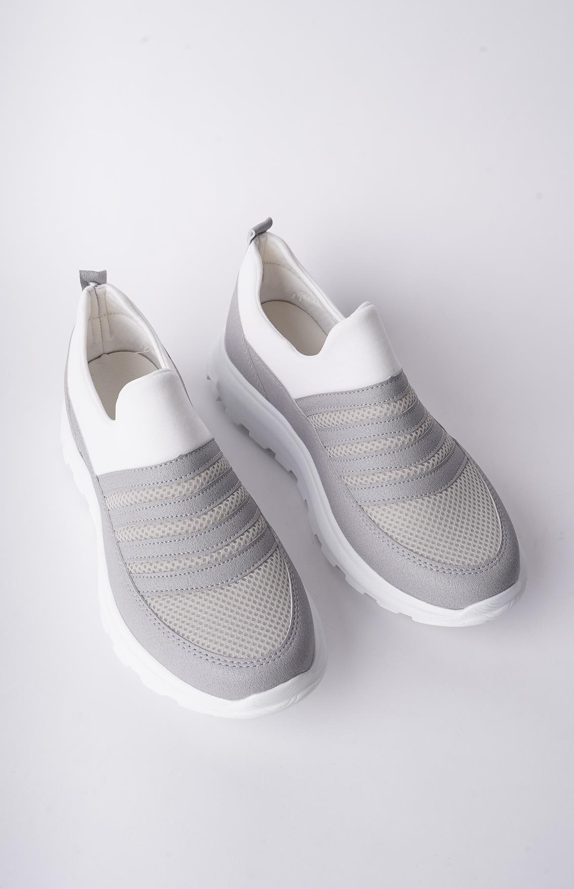 Modafrato AQUA-24 Erkek Spor Ayakkabı Günlük Casual Sneakers Gri