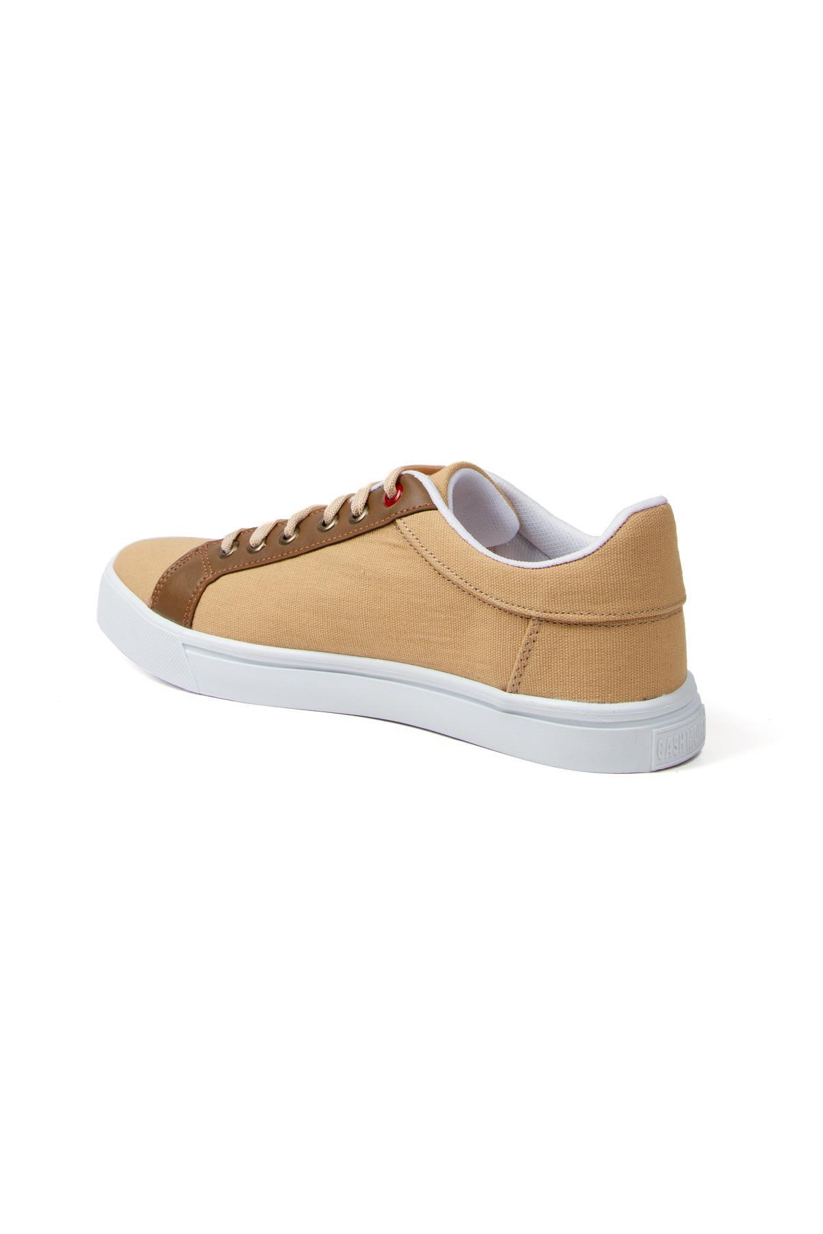Modafrato ATL-020 Erkek Keten Ayakkabı Günlük Sneakers  Taba